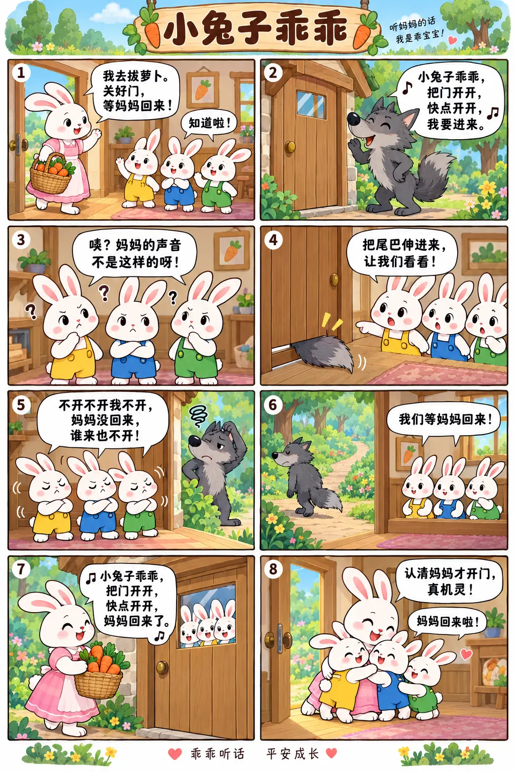 小兔子乖乖 / Little Rabbits, Be Good