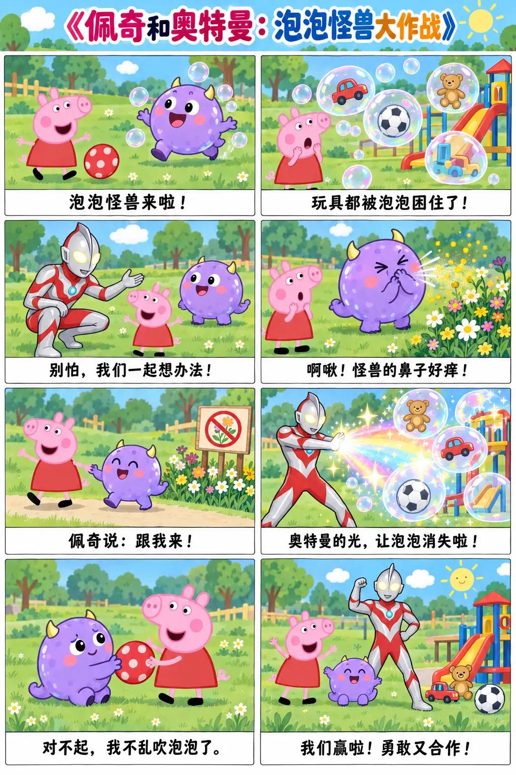 佩奇和奥特曼：泡泡怪兽大作战 / Peppa & Ultraman: Bubble Monster Battle